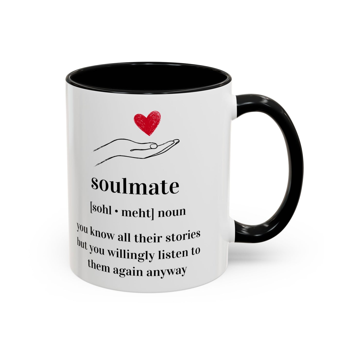 Soulmate Definition Accent Coffee Mug