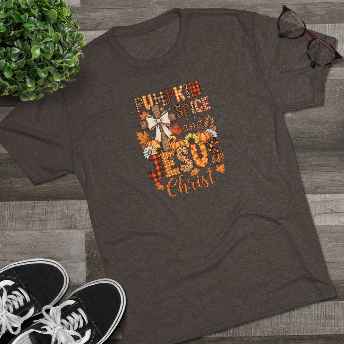 Pumpkin Spice and Jesus Christ Fall T-Shirt