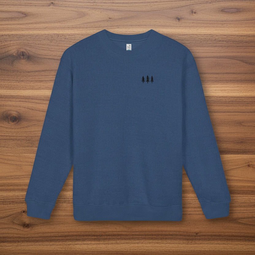 Pine Embroidered Crewneck Sweatshirt