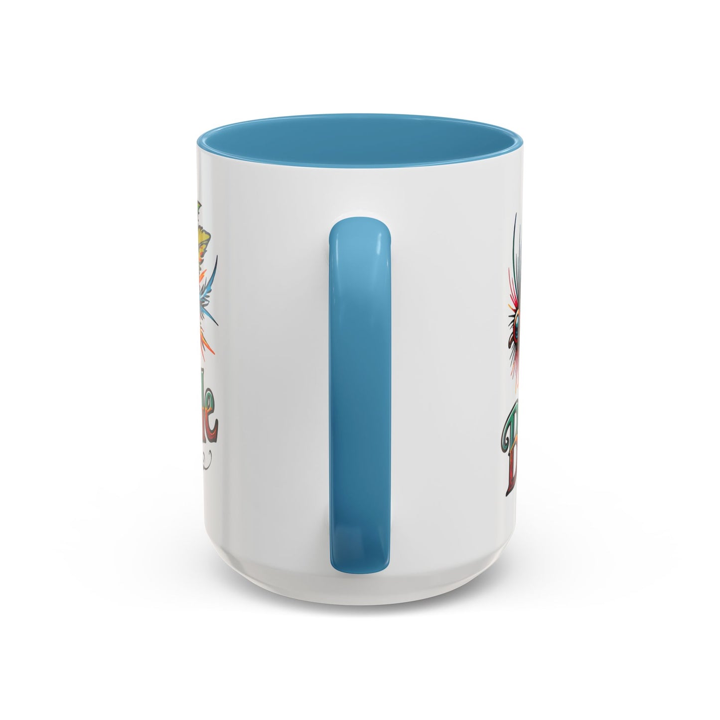 Fishing Lure “Bite Me” 15oz Accent Coffee Mug