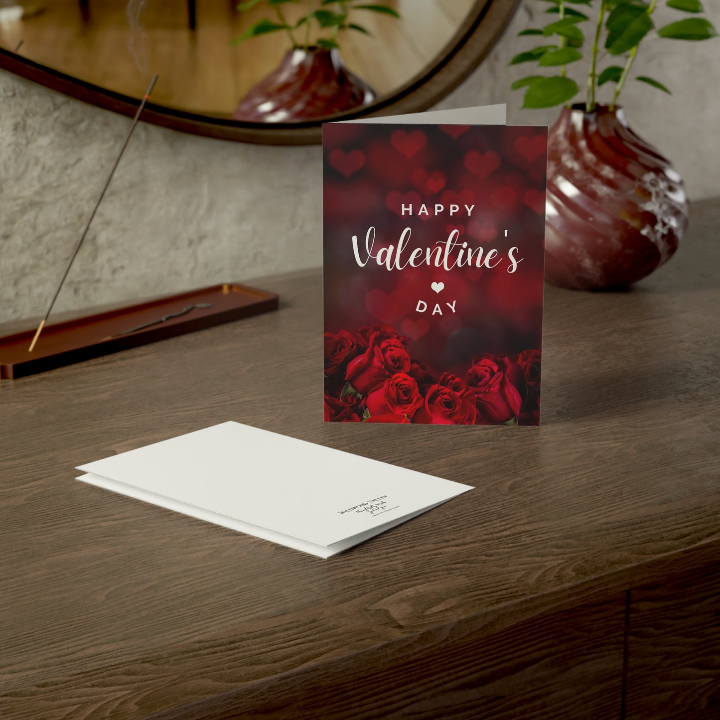 Happy Valentine's Day Greeting Card – Pack of 1 or 10