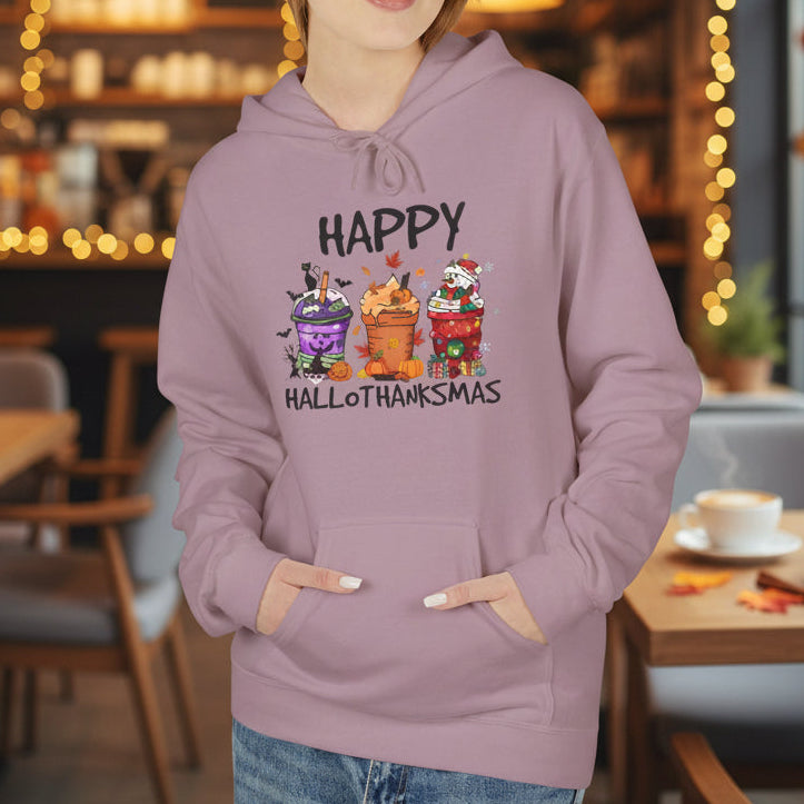 Happy Hallothanksmas Hoodie