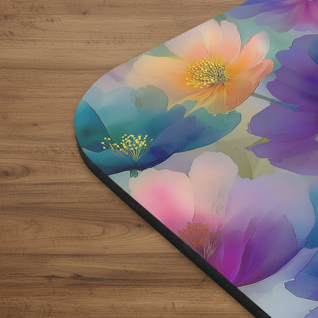 Floral Watercolor Mouse Pad