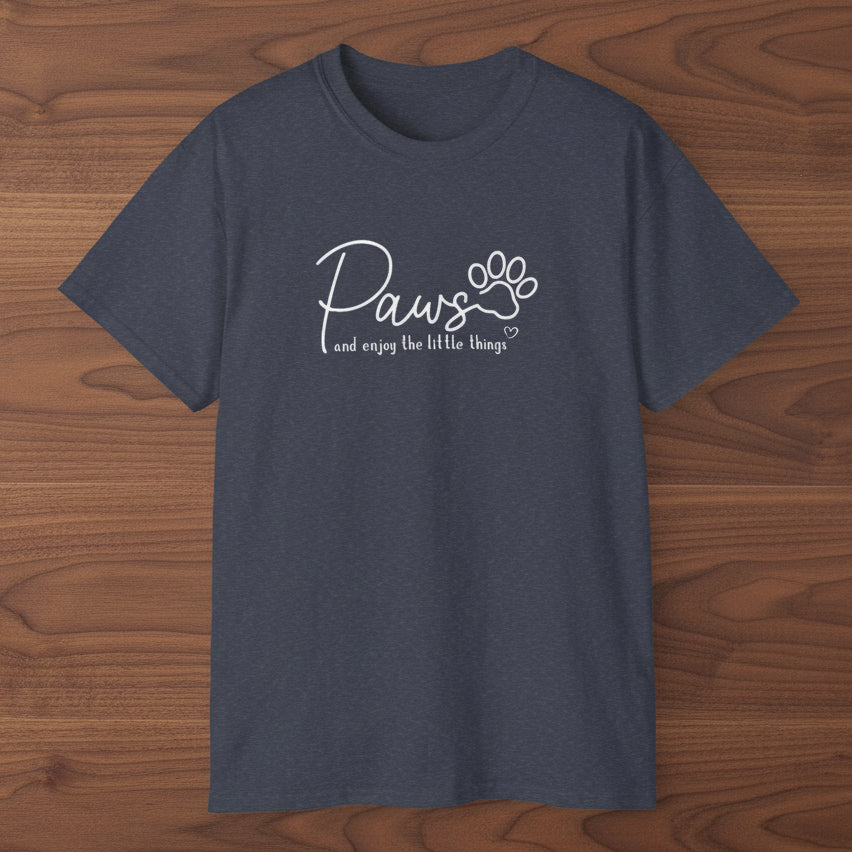 Paws And Enjoy The Little Things T‑Shirt