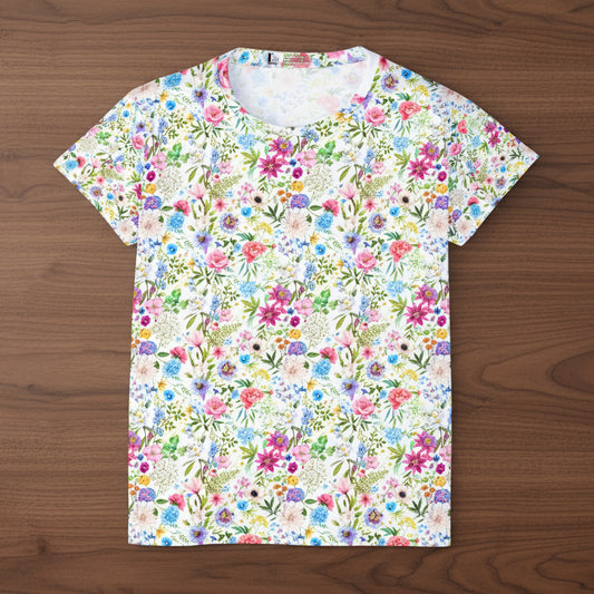 Floral All-Over Print Women's Sports Jersey