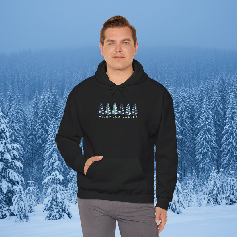 Wildwood Valley Winter Woodland Hoodie