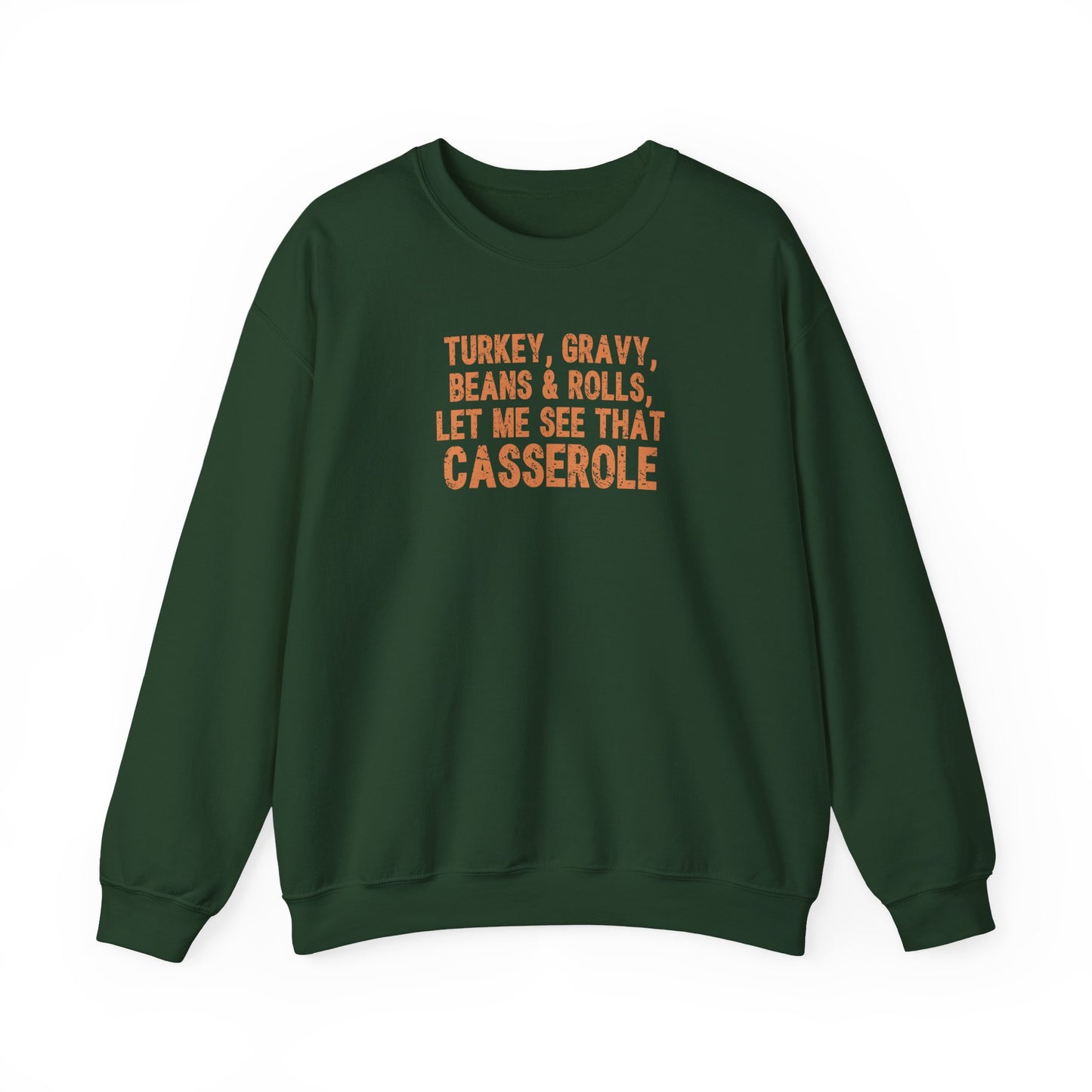 Turkey, Gravy, Beans & Rolls Crewneck Sweatshirt