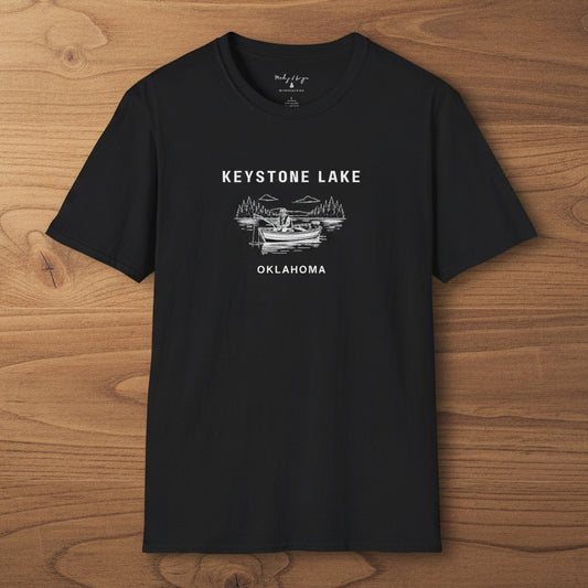 Keystone Lake Oklahoma Soft Style T-Shirt