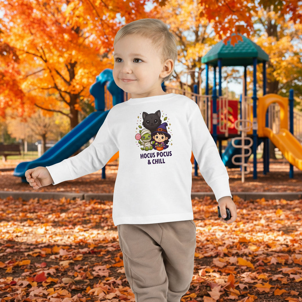Hocus Pocus & Chill Toddler Long Sleeve T-shirt