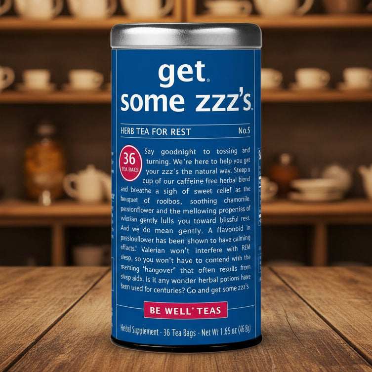 The Republic of Tea - Get Some Zzz’S – No. 5 Herb Tea for Rest, No Caffeine, 36 Tea Bags