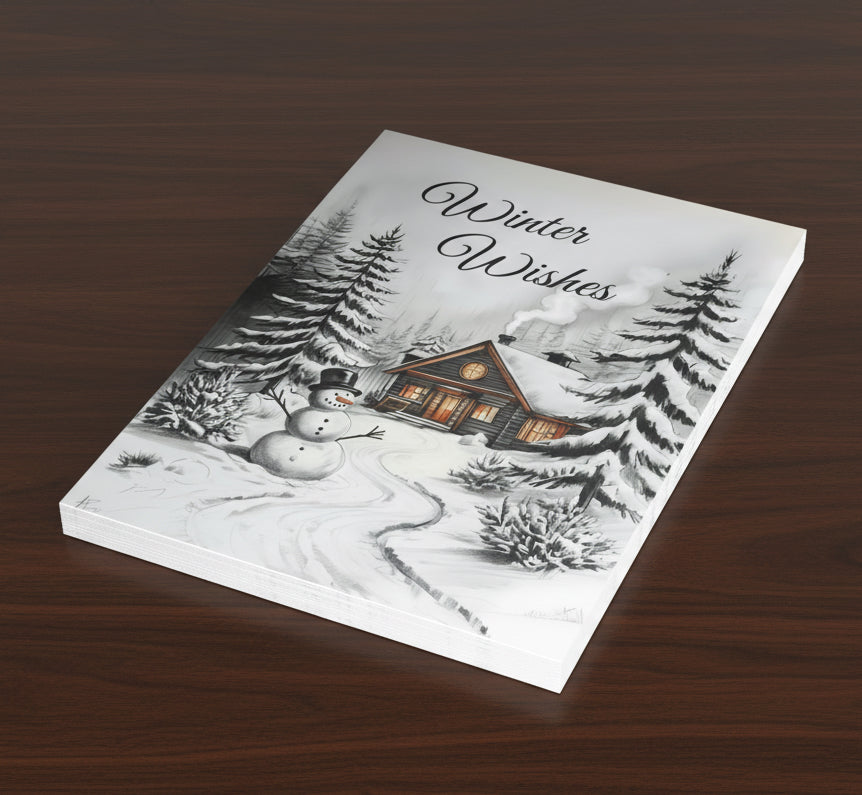 Winter Wishes Greeting Card — Pack of 1 or 10
