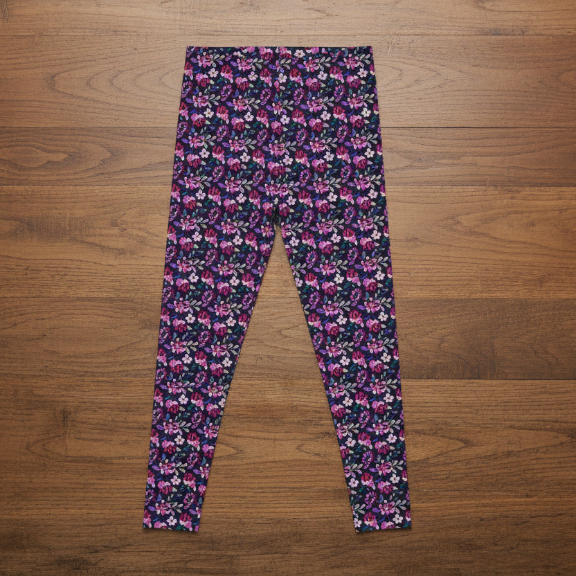 Floral Night Garden Leggings