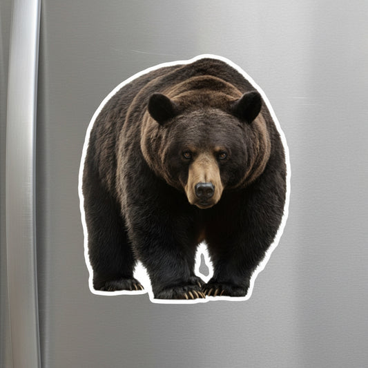Black Bear Fridge Magnet