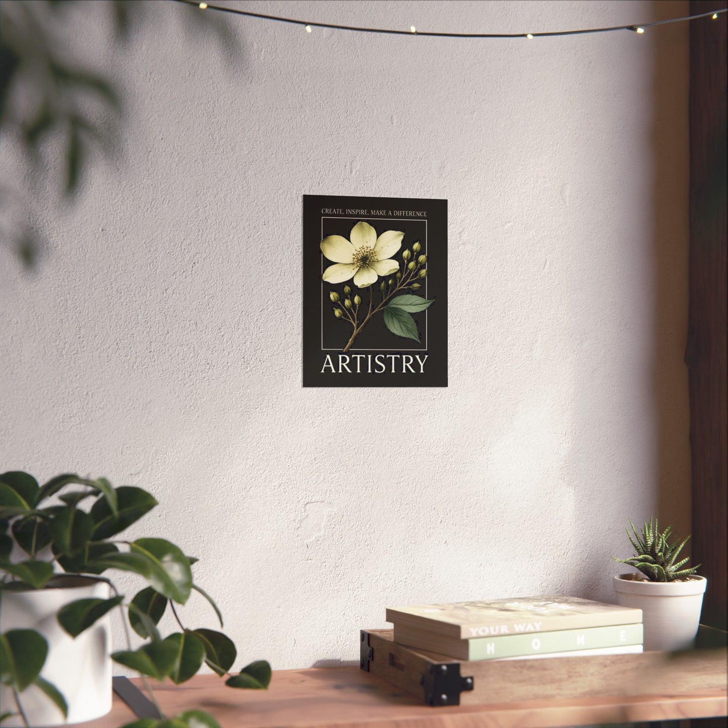 Artistry Floral Poster