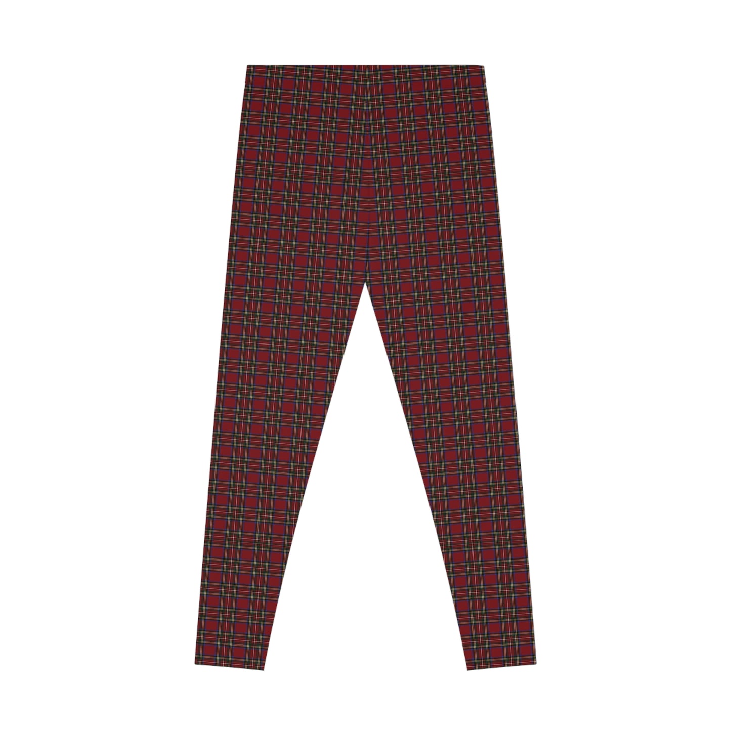 Red Tartan Plaid Leggings