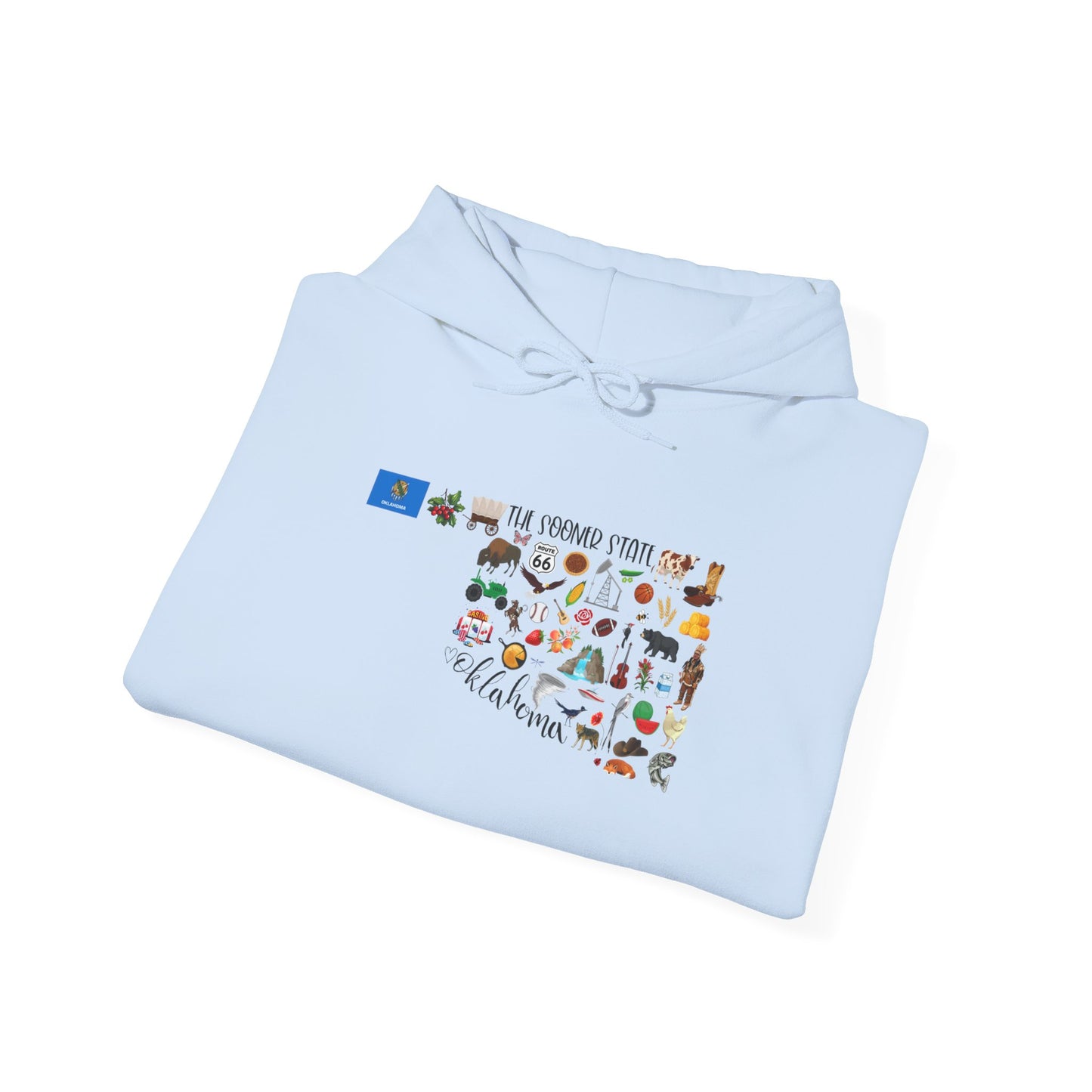 Oklahoma Adventure Map Hoodie