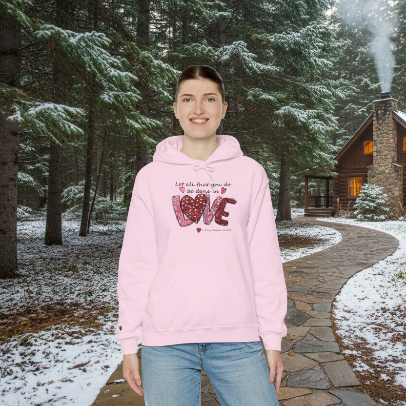 All Things in Love Valentine Hoodie