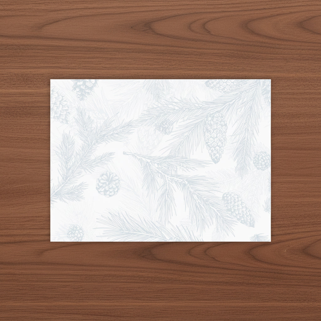 Winter Pinecones Post-it Note Pads