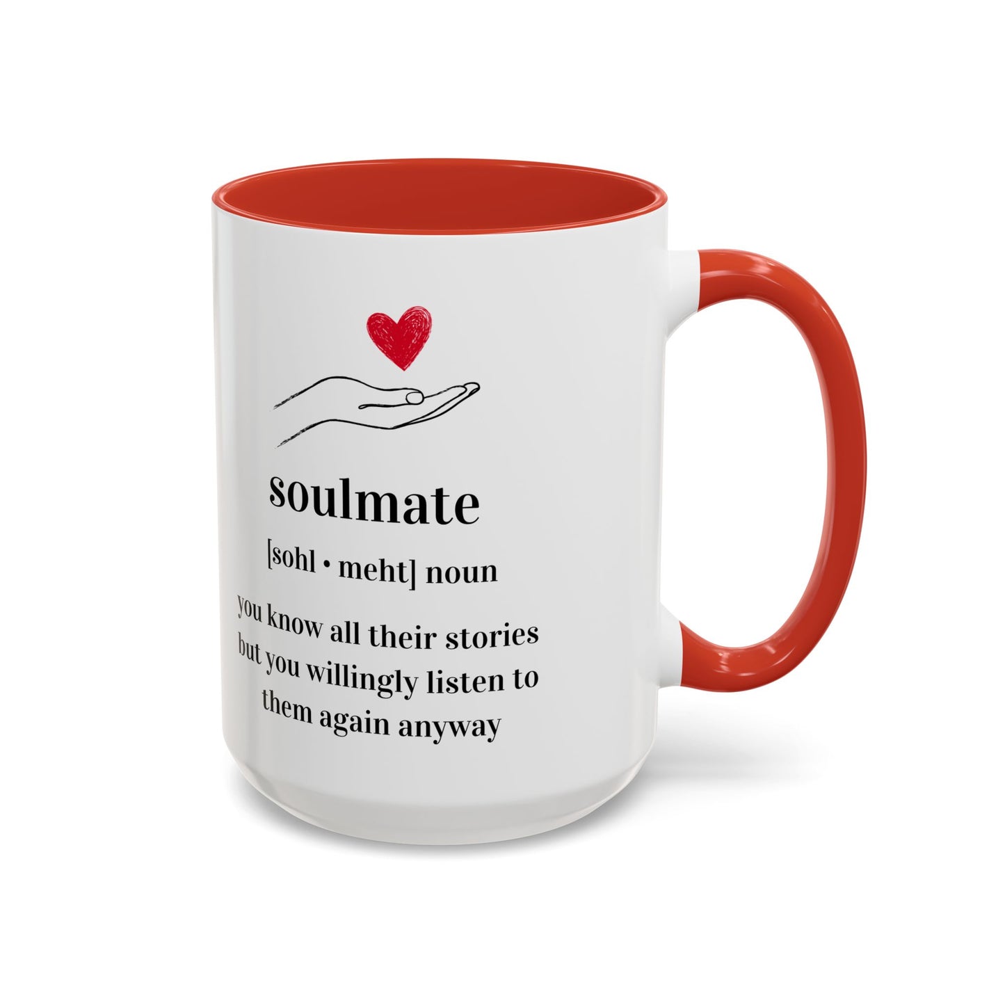Soulmate Definition Accent Coffee Mug