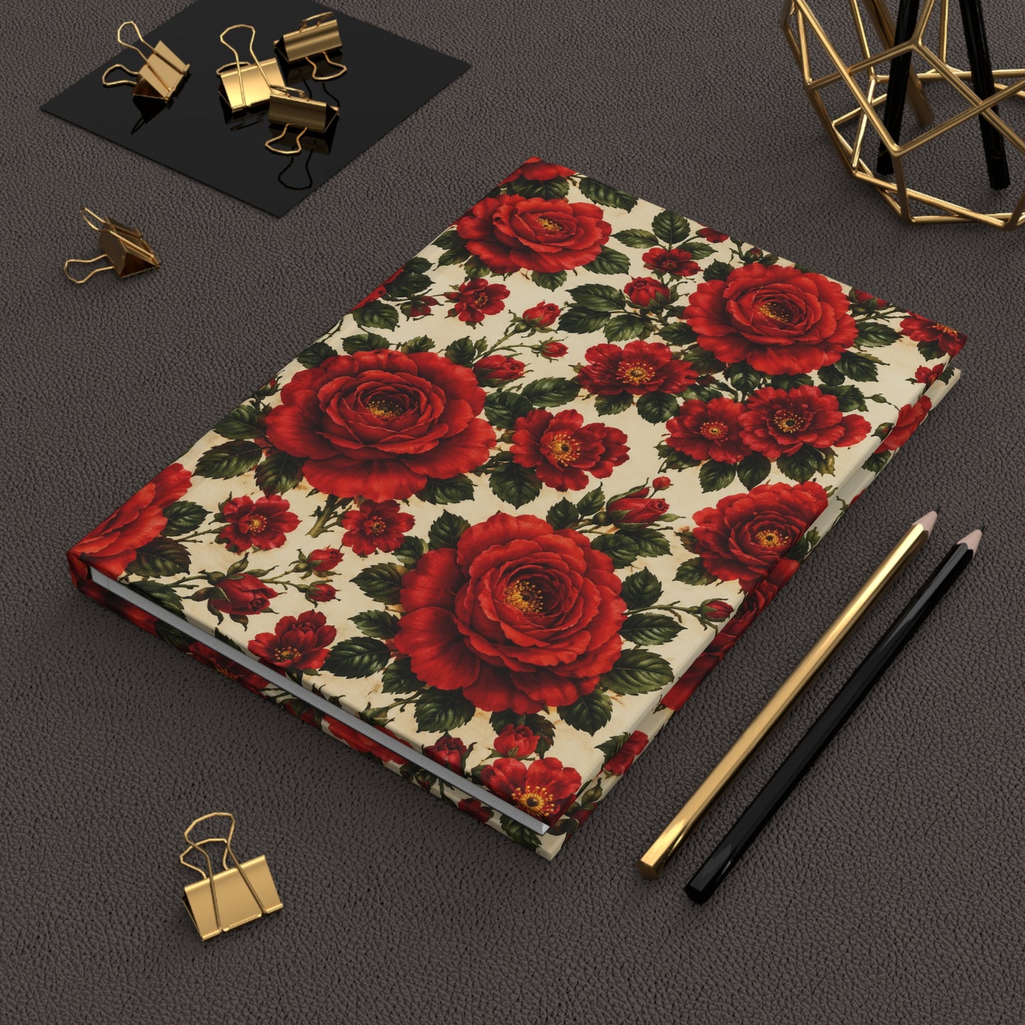 Riverfront Roses Hardcover Journal