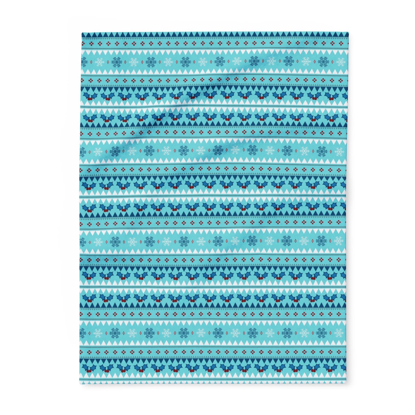 Arctic Snowfall Fleece Blanket