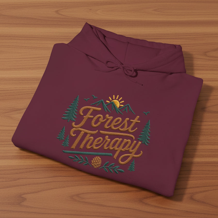 Forest Therapy Embriodered Hoodie
