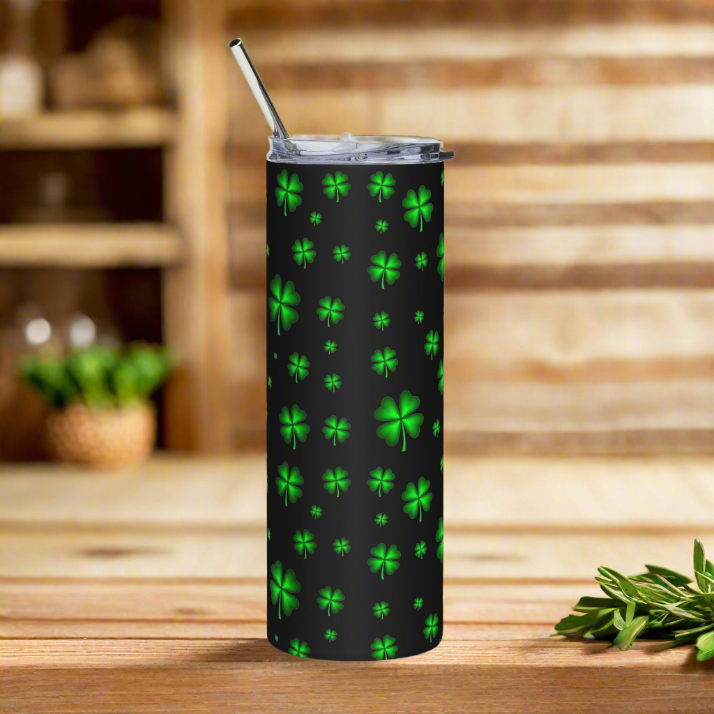 Four Leaf Clovers 20oz Stainless Steel Tumbler