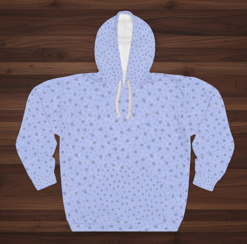 Light Blue Snowflake Hoodie