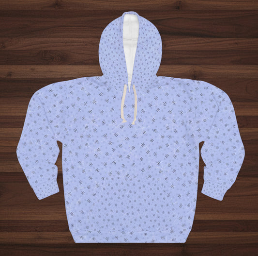 Light Blue Snowflake Hoodie