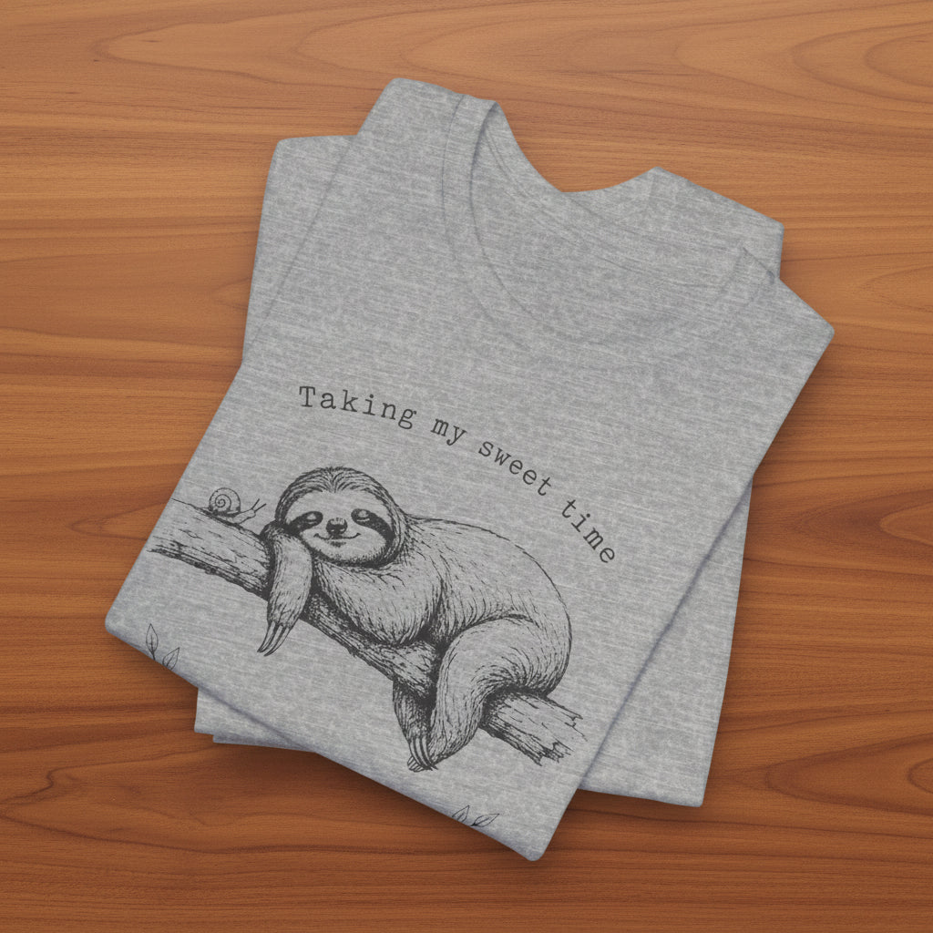 Sloth “Taking My Sweet Time to Find Inner Peace" Tshirt