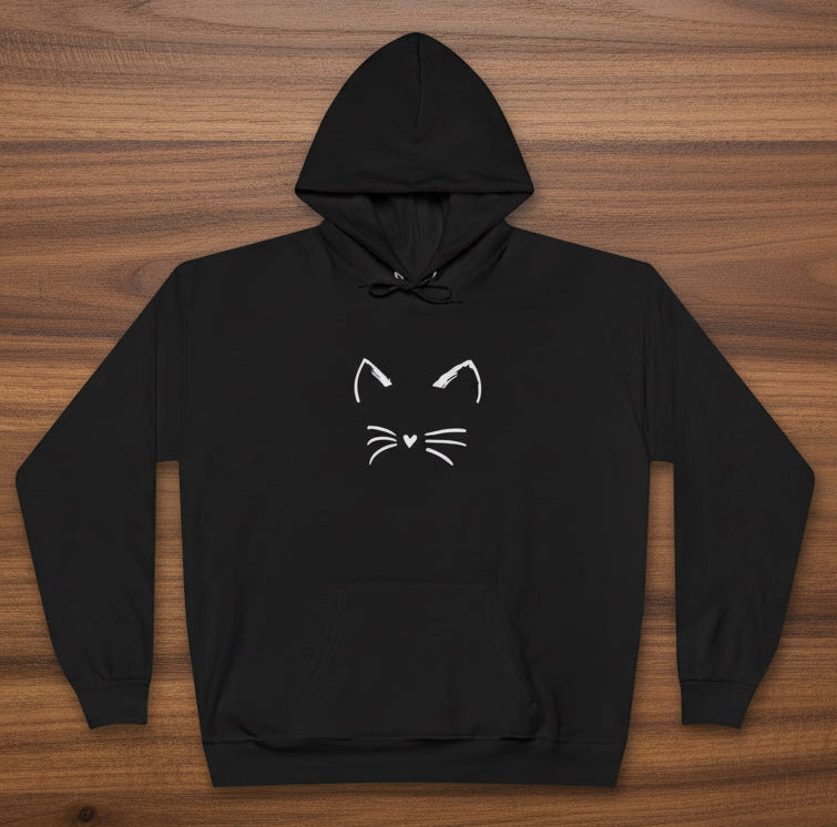 Cat Face Hoodie