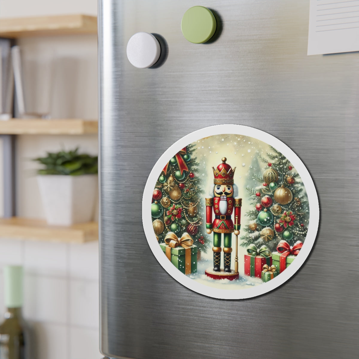 Nutcracker Christmas Magnet