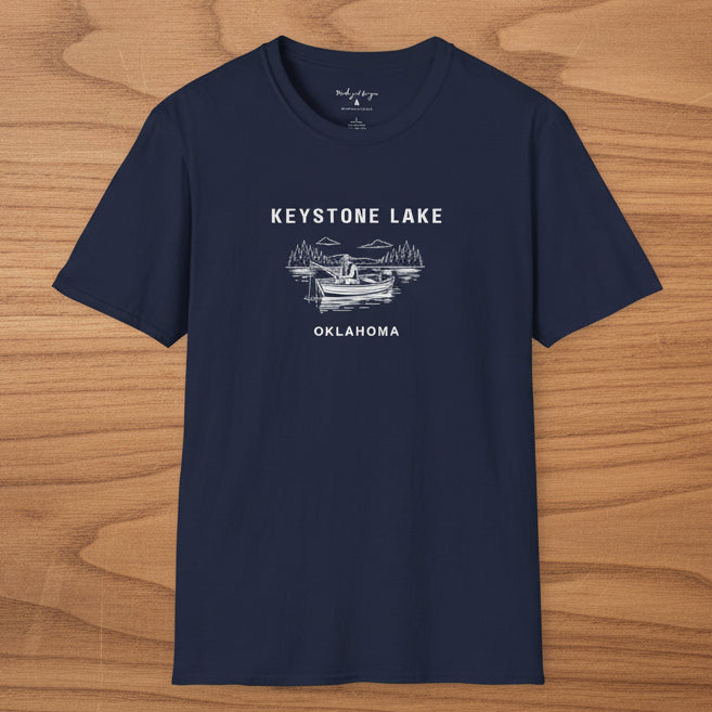 Keystone Lake Oklahoma Soft Style T-Shirt