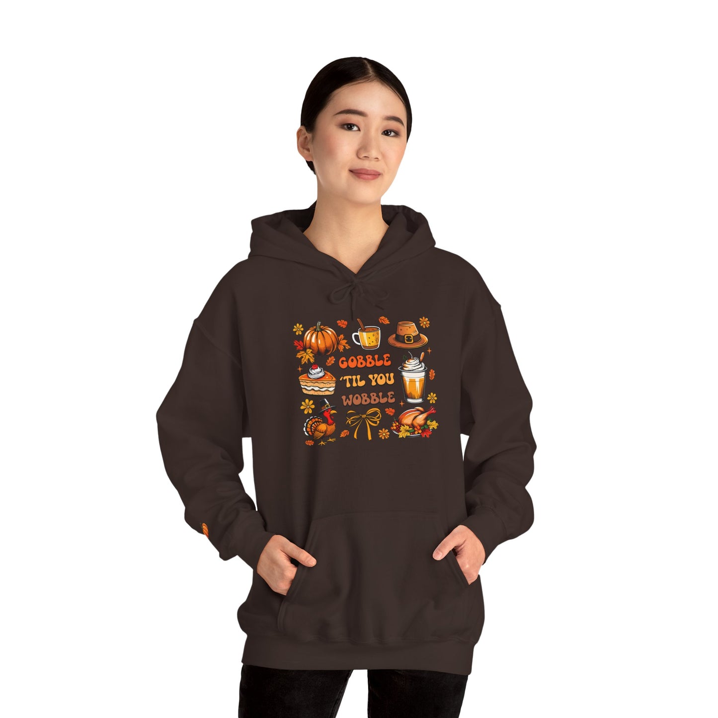 Gobble Till You Wobble Thanksgiving Hoodie
