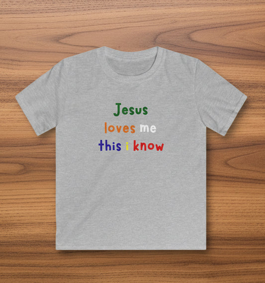 Kids “Jesus Loves Me This I Know” Tshirt