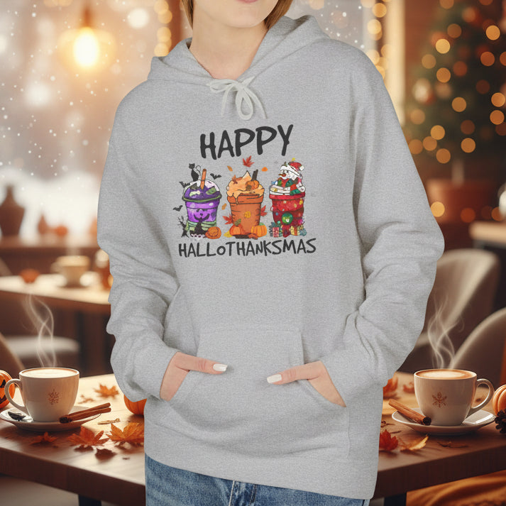 Happy Hallothanksmas Hoodie