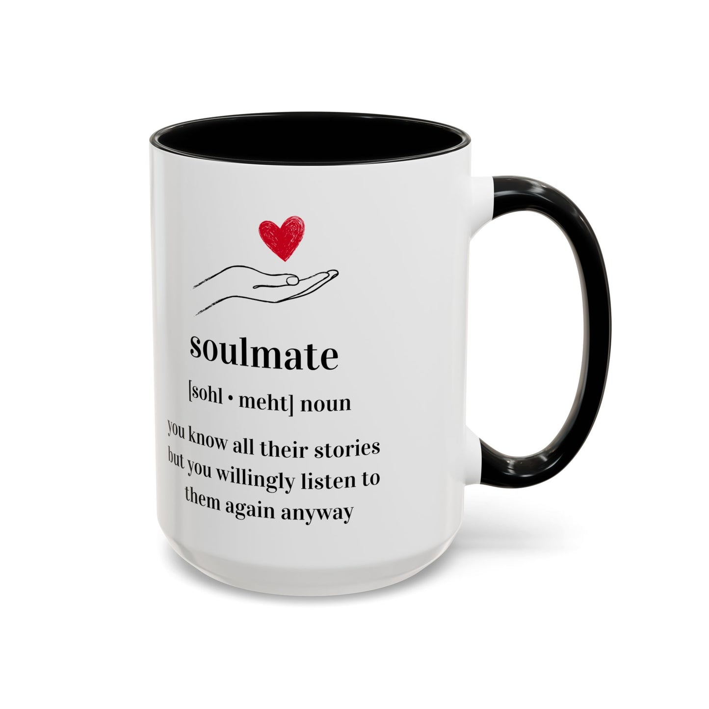 Soulmate Definition Accent Coffee Mug