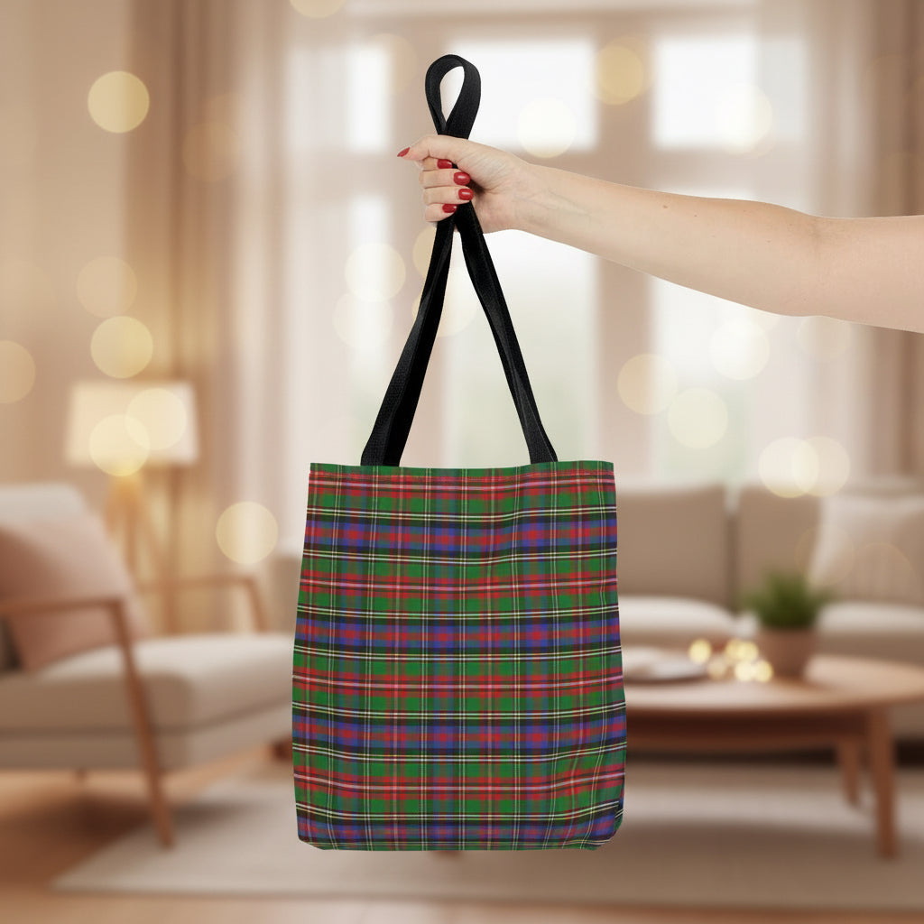 Christmas Plaid Tote Bag