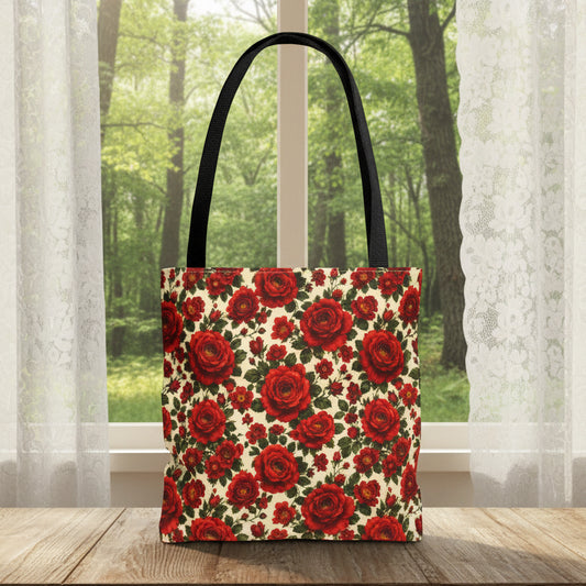Riverfront Roses Tote Bag