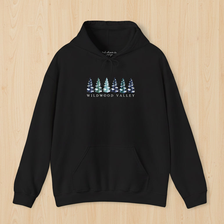 Wildwood Valley Winter Woodland Hoodie