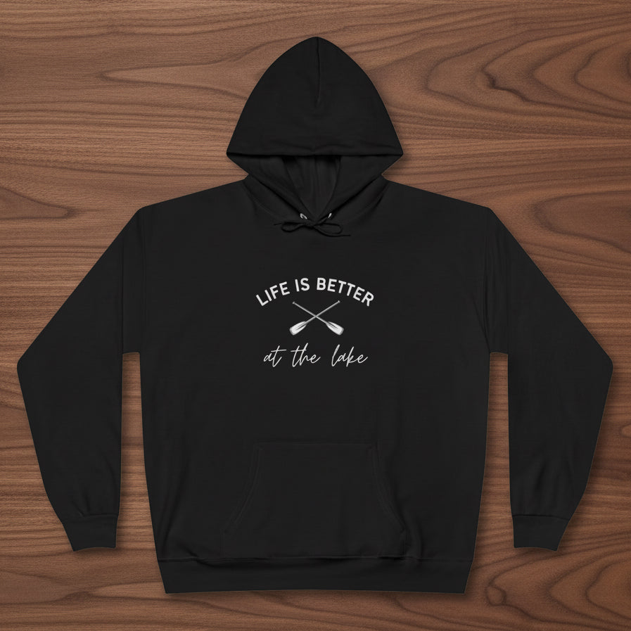 Life Is Better at the Lake Hoodie with paddles