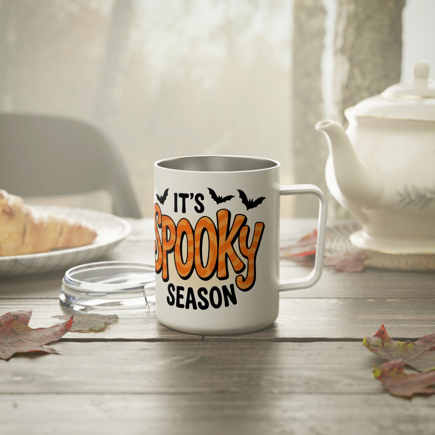 It’s Spooky Season 10oz Insulated Coffee Mug | Halloween Bat Design