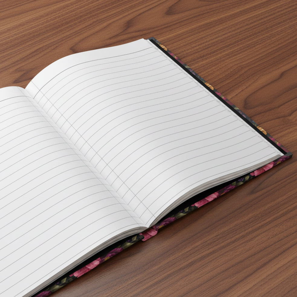 Vintage Floral Hardcover Journal