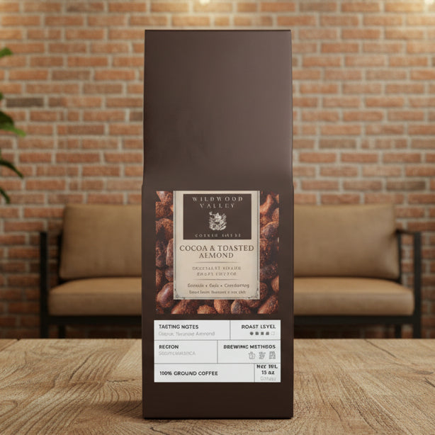 Cocoa & Toasted Almonds Coffee Blend | Medium-Dark Roast