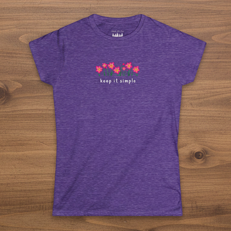 Keep It Simple Floral Tee