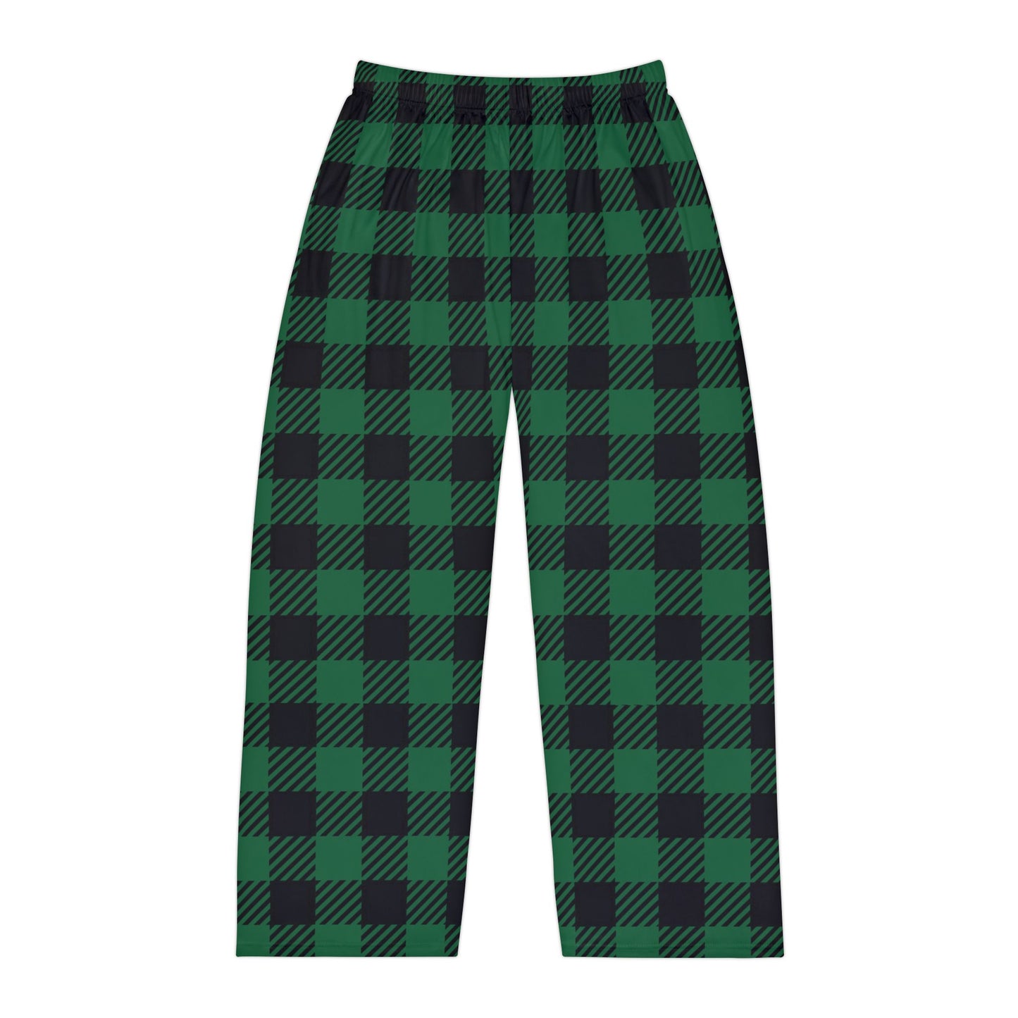 Men's Green & Black Buffalo Plaid Pajama Pants