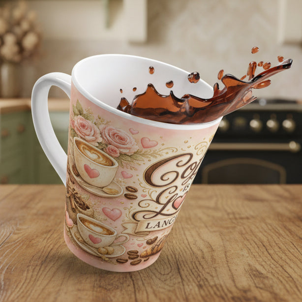 Coffee Is My Love Language Latte Mug