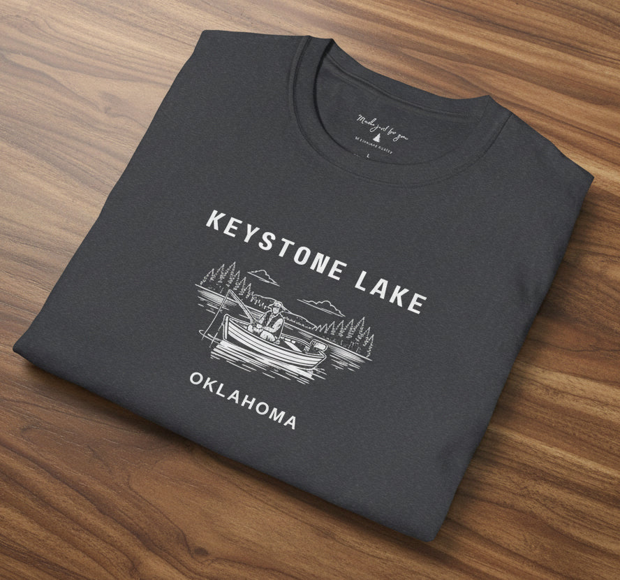 Keystone Lake Oklahoma Soft Style T-Shirt