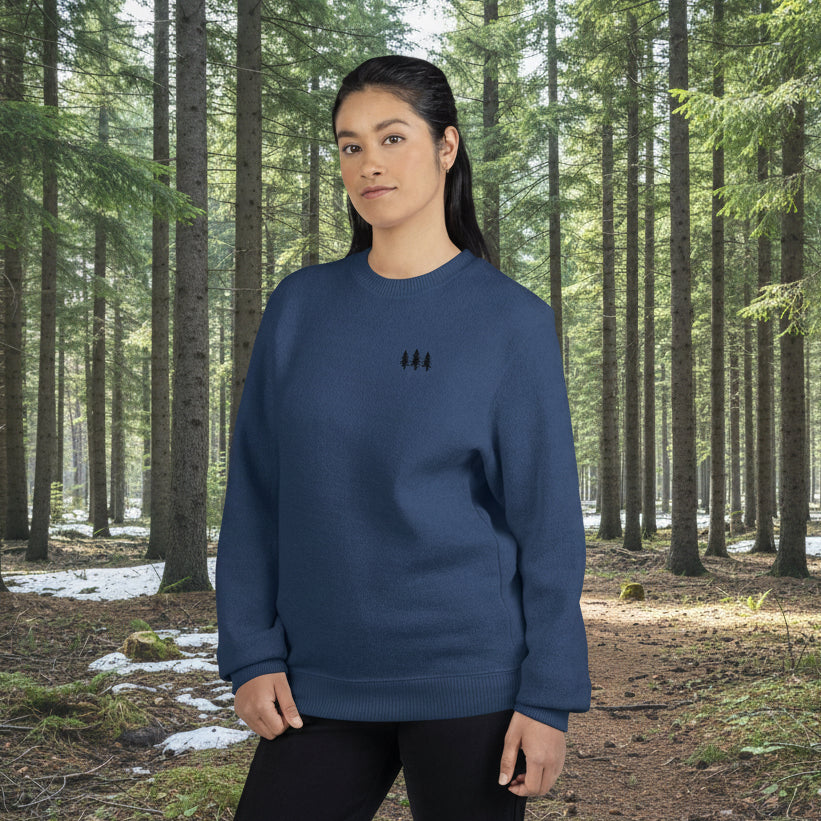 Pine Embroidered Crewneck Sweatshirt
