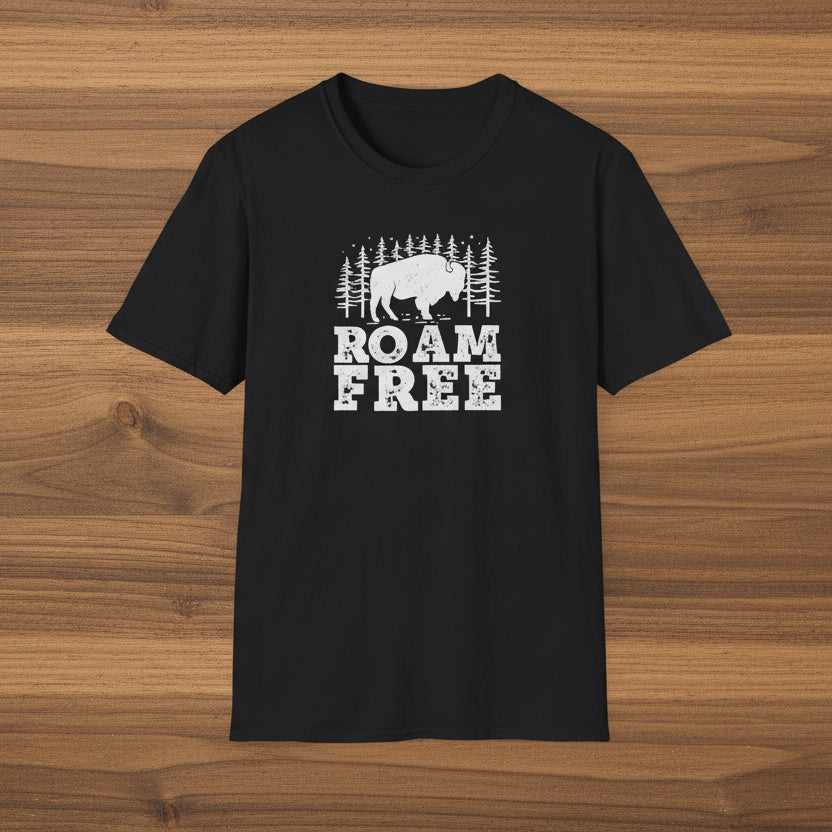 Roam Free Bison T-Shirt